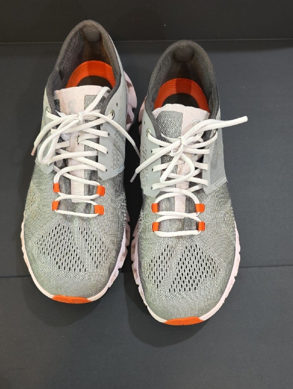 On Running Cloud X 2 Women's Athletic Shoes in Sage with Pink Accents Size 10 - Picture 9 of 13